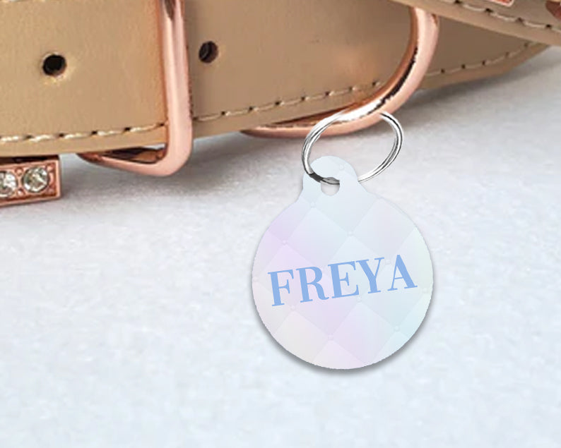 Pet ID Tag | The Periwinkle Quilted Couture